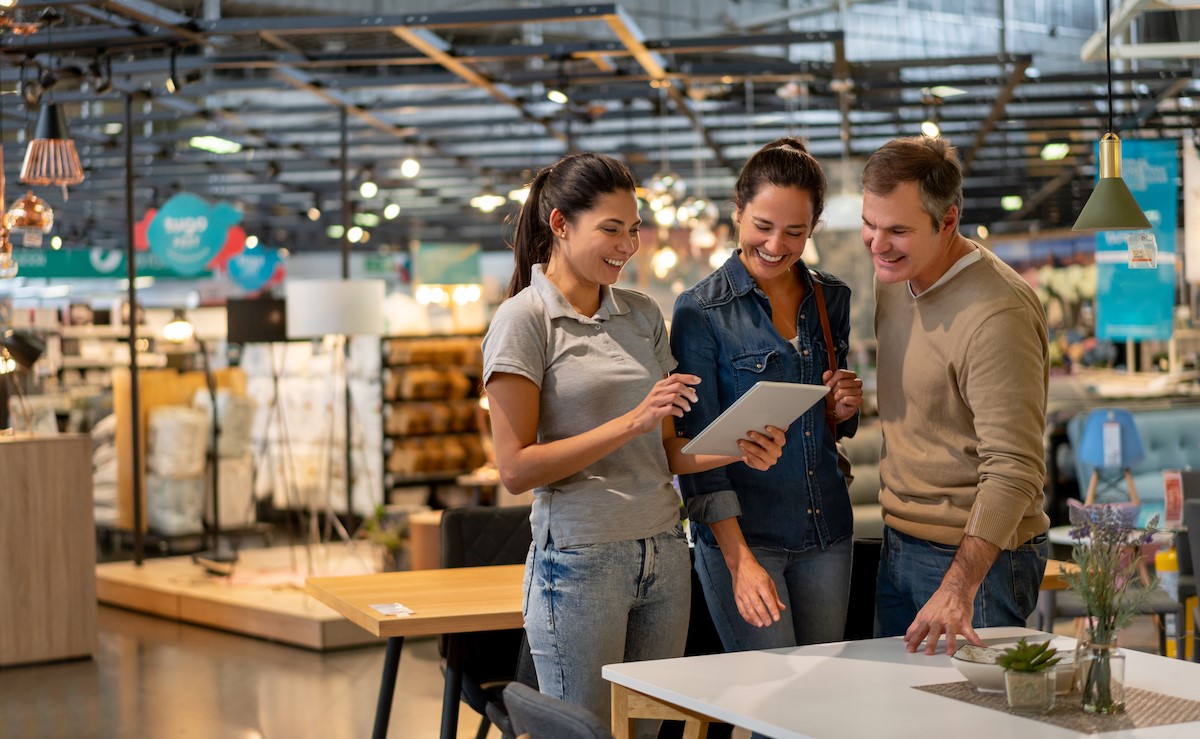 Beratungssituation im Detailhandel